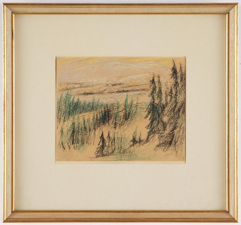 Carl Fredrik Hill, Forest landscape.