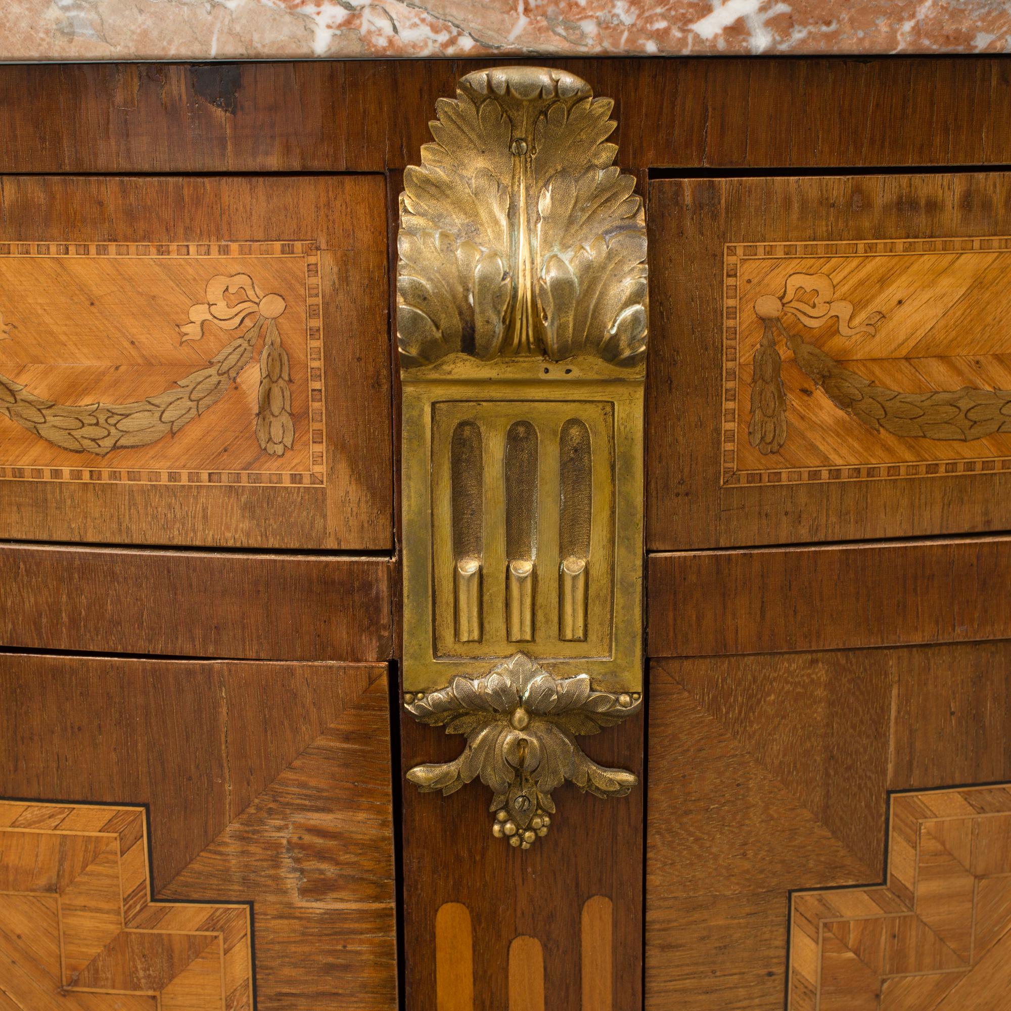 CUPBOARD, Louis XVI-style, France, late 19th century.