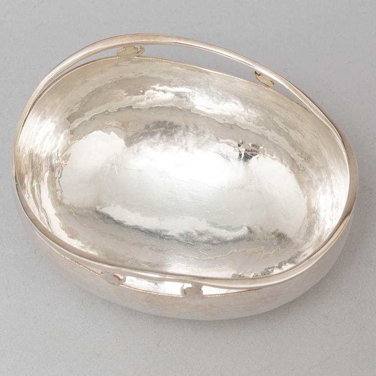 OLLE OHLSSON, skål, sterling silver, Stockholm, 1977.