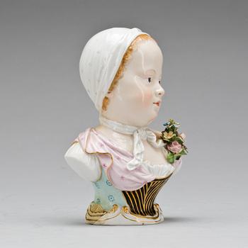 FIGURIN, porslin, Meissen, 1800/1900-tal.