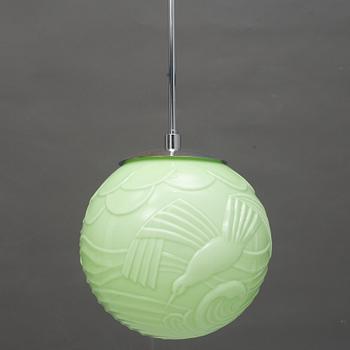 A Swedish Modern ceiling lamp, 1930s-40s.