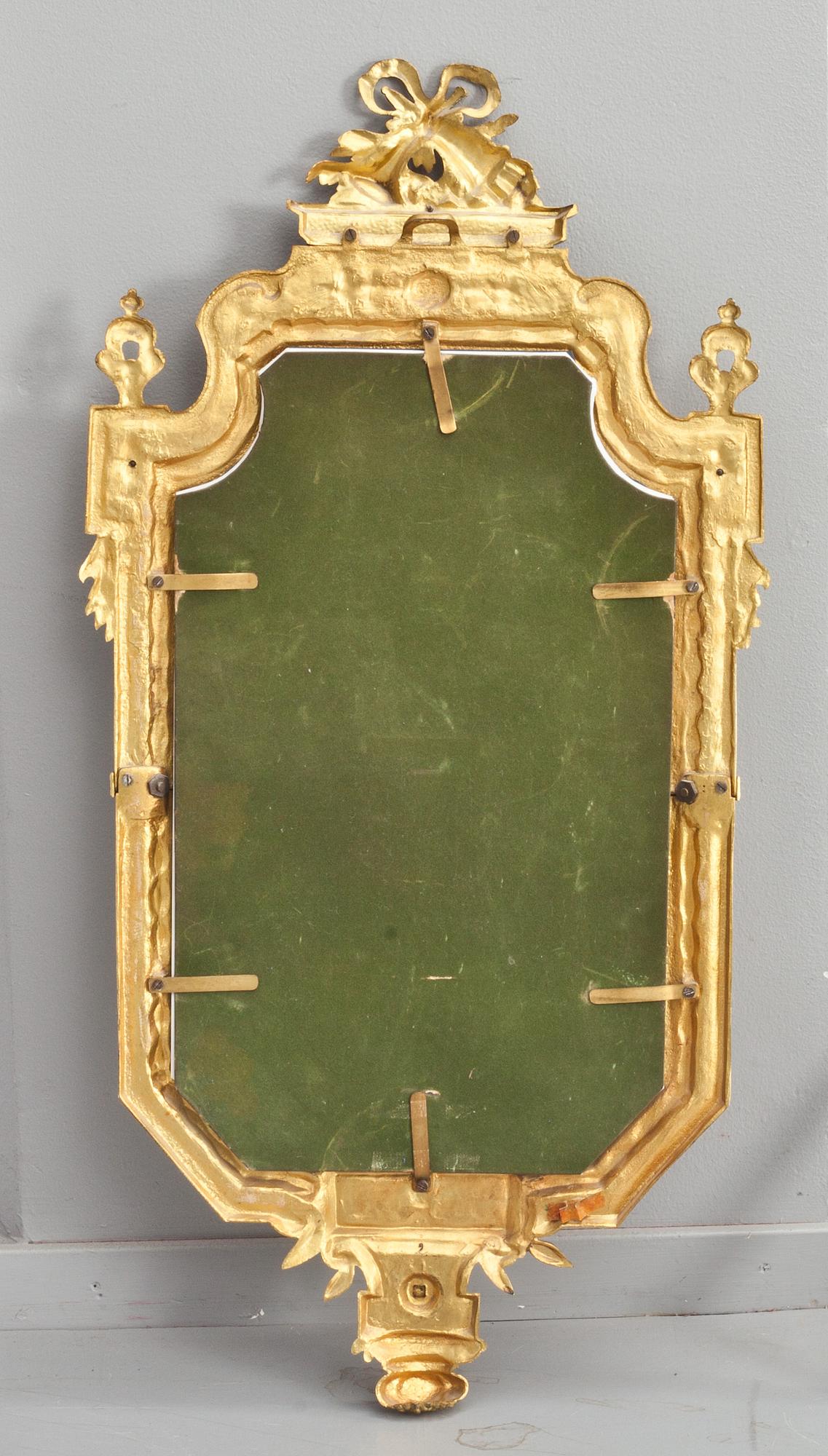 SPEGEL, metall. Ny-Louis XVI. 1900-talets första hälft.