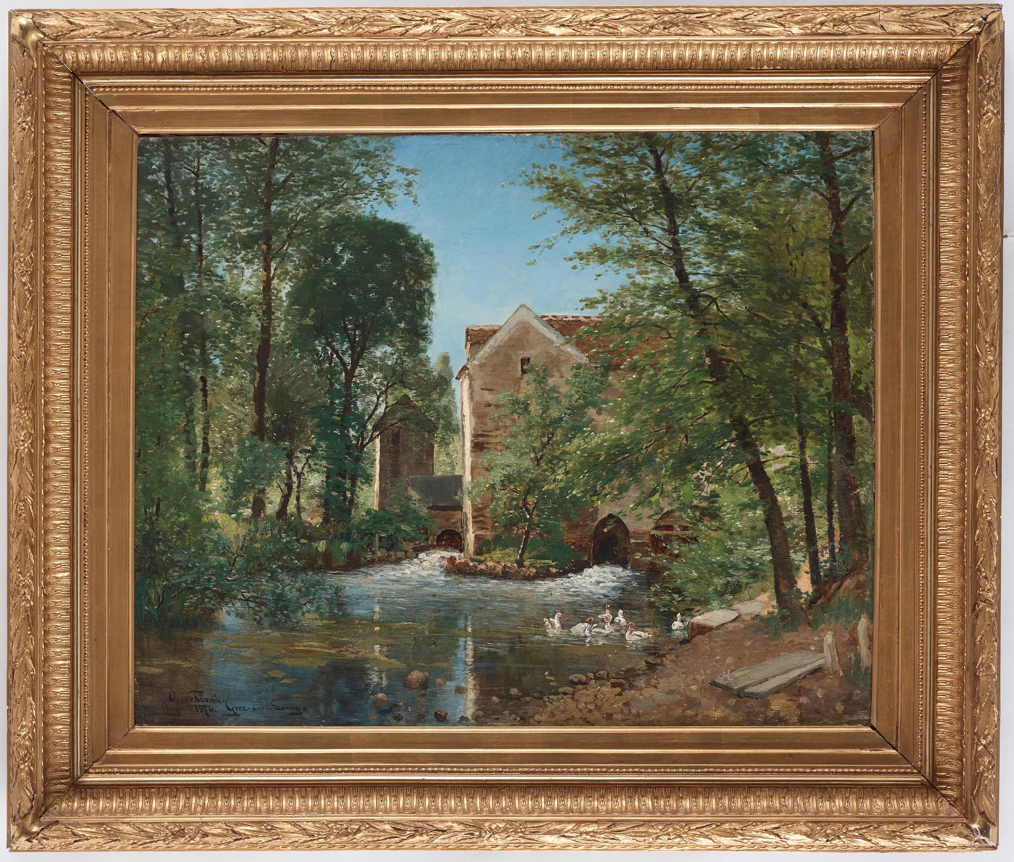 Oscar Törnå, "Grez-sur-Loing".