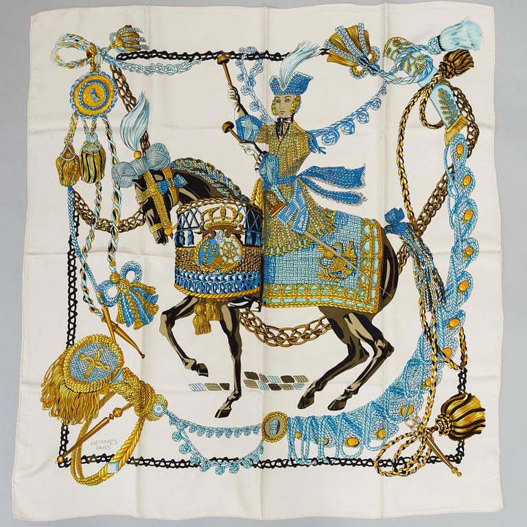 SCARF, Hermès, "Le Timbalier", issued 1961.