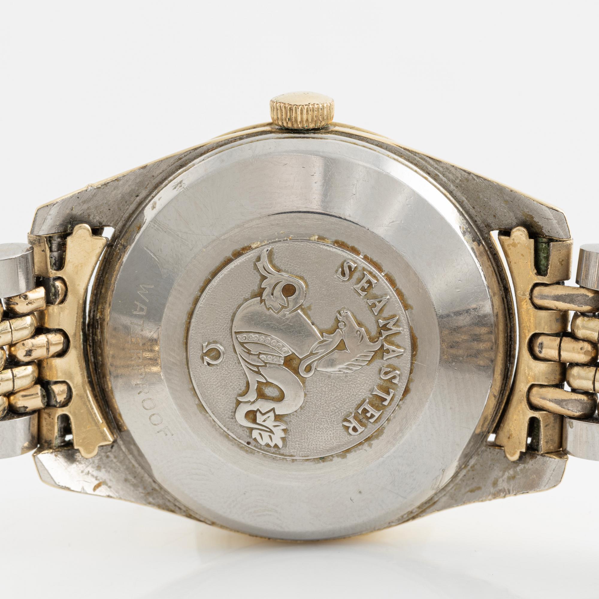 Omega Seamaster, armbandsur, 35 mm.