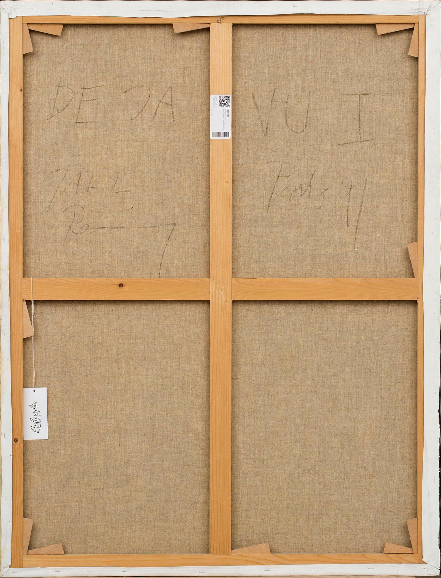 JETTE RANNING, Olja på duk, a tergo signerad o daterad Paris, 91.