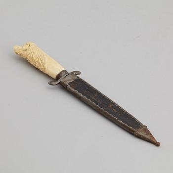 KNIV, Norge, s.k. Tollekniv, 1800-talets slut.