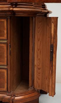 A North European Rococo 18th century cupboard.