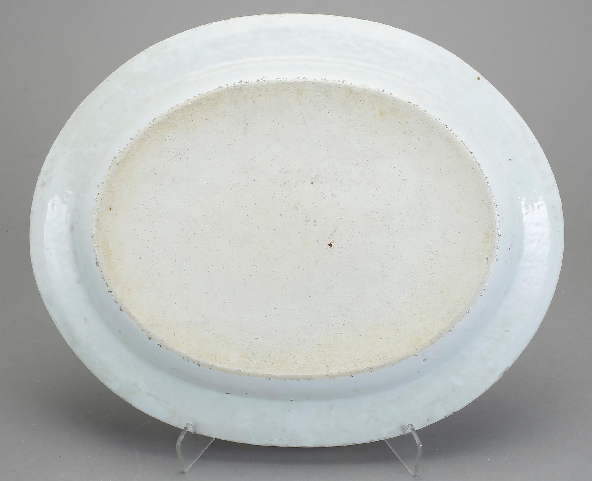 STEKFAT, kompaniporslin. Qing dynastin, Qianlong (1736-95).