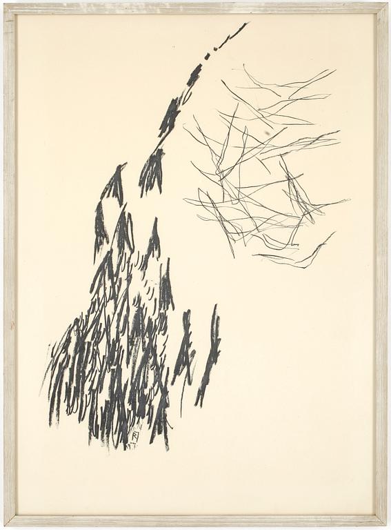 RAGNAR JOHANSSON, teckning, monogramsignerad.