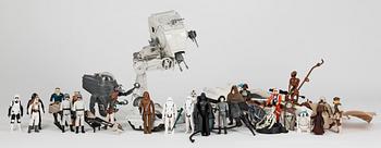 PARTI STAR WARS, 34 delar, Kenner, 1970/80-tal.