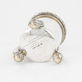 A Swedish Silver Tankard, mark of CG Hallberg, Stockholm 1952.