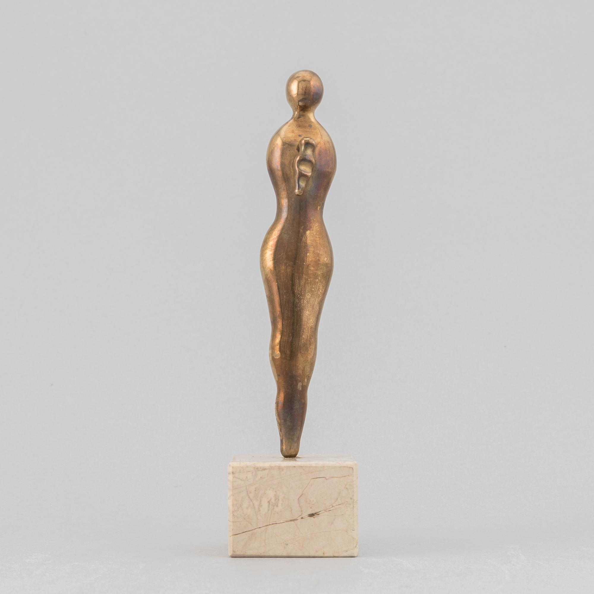 Jan Naliwajko, skulptur, brons, signerad Naliwajko och daterad 1983.