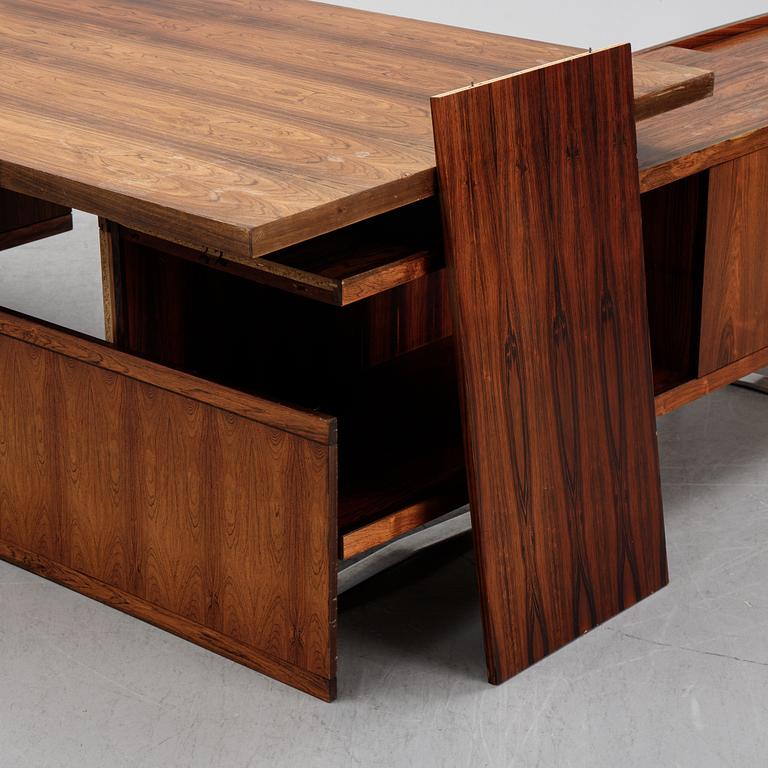 A Jørgen Pedersen writing desk, "Europa 2002-serie", E Pedersen & Søn, Denmark 1970´s.