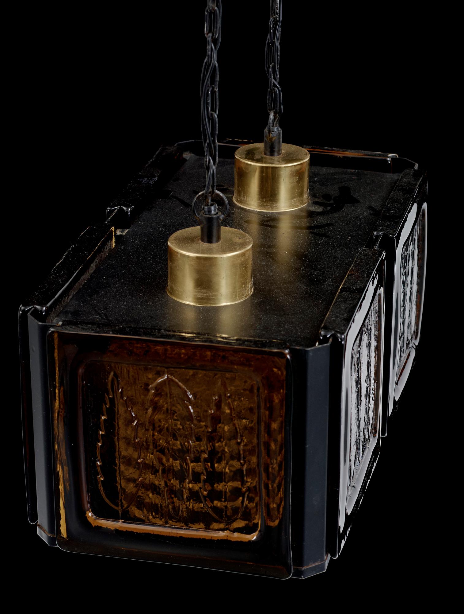 TAKLAMPA, glas, 1960-/70-tal.
