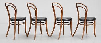 STOLAR, 4 st, samt SOFFA, D.G. Fischel Sohne samt Thonet, 1900-talets första hälft, Tyskland.