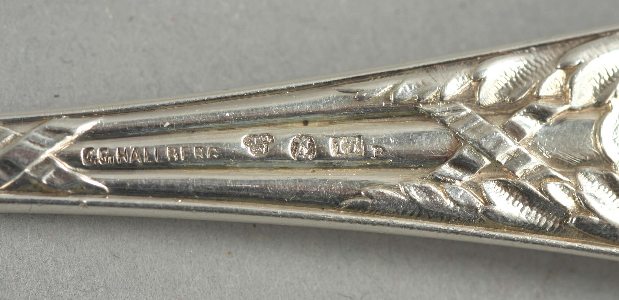 BESTICKUPPSÄTTNING, silver, "Louis XVI", CG Hallberg, 120 delar, 1911.