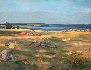 Inga Möllerberg, towards Landön, Åhus.