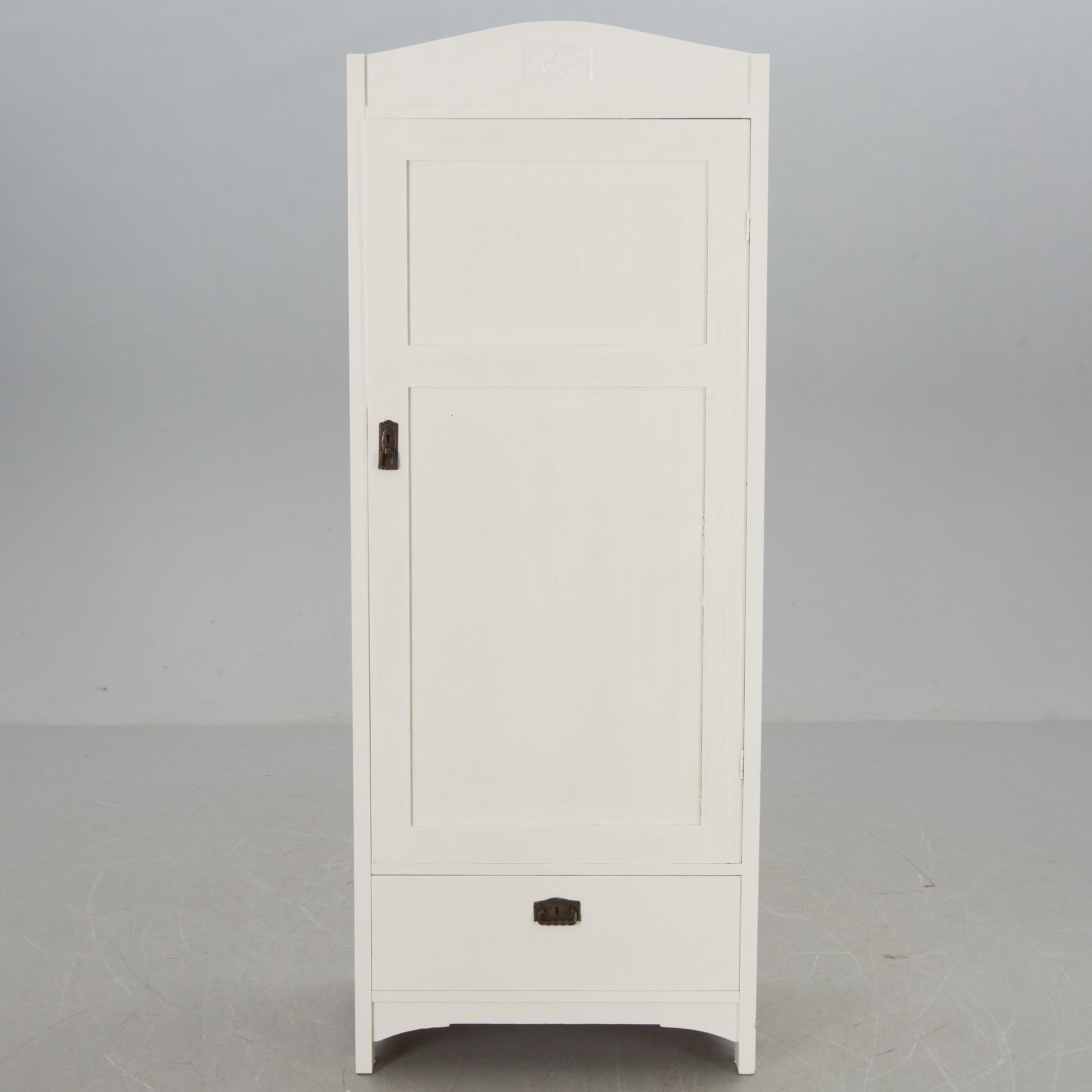 KLÄDSKÅP/LINNESKÅP, jugend, 1900-talets början.