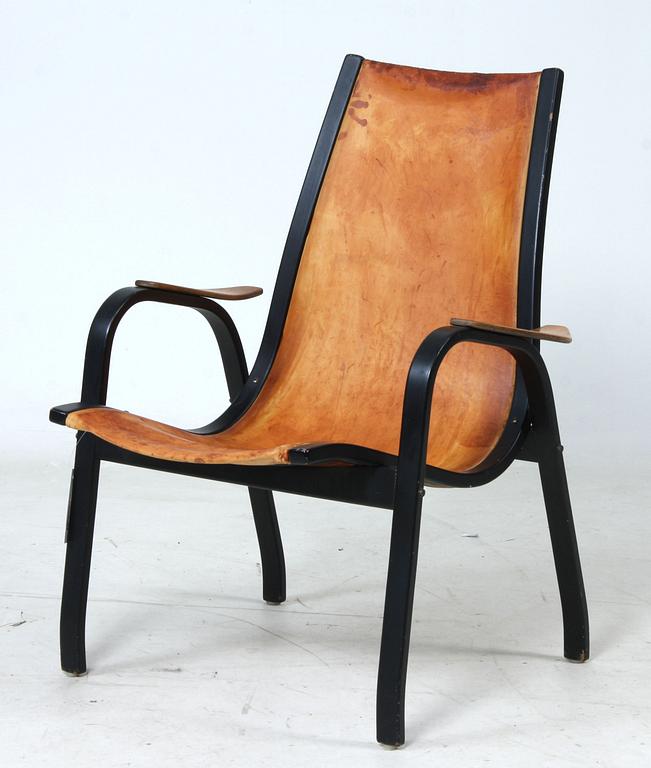 KARMSTOL, "Båge", Yngve Ekström, ESE-möbler, modellen formgiven 1953.
