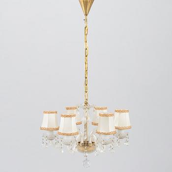 Chandelier, later half of the 20th century.