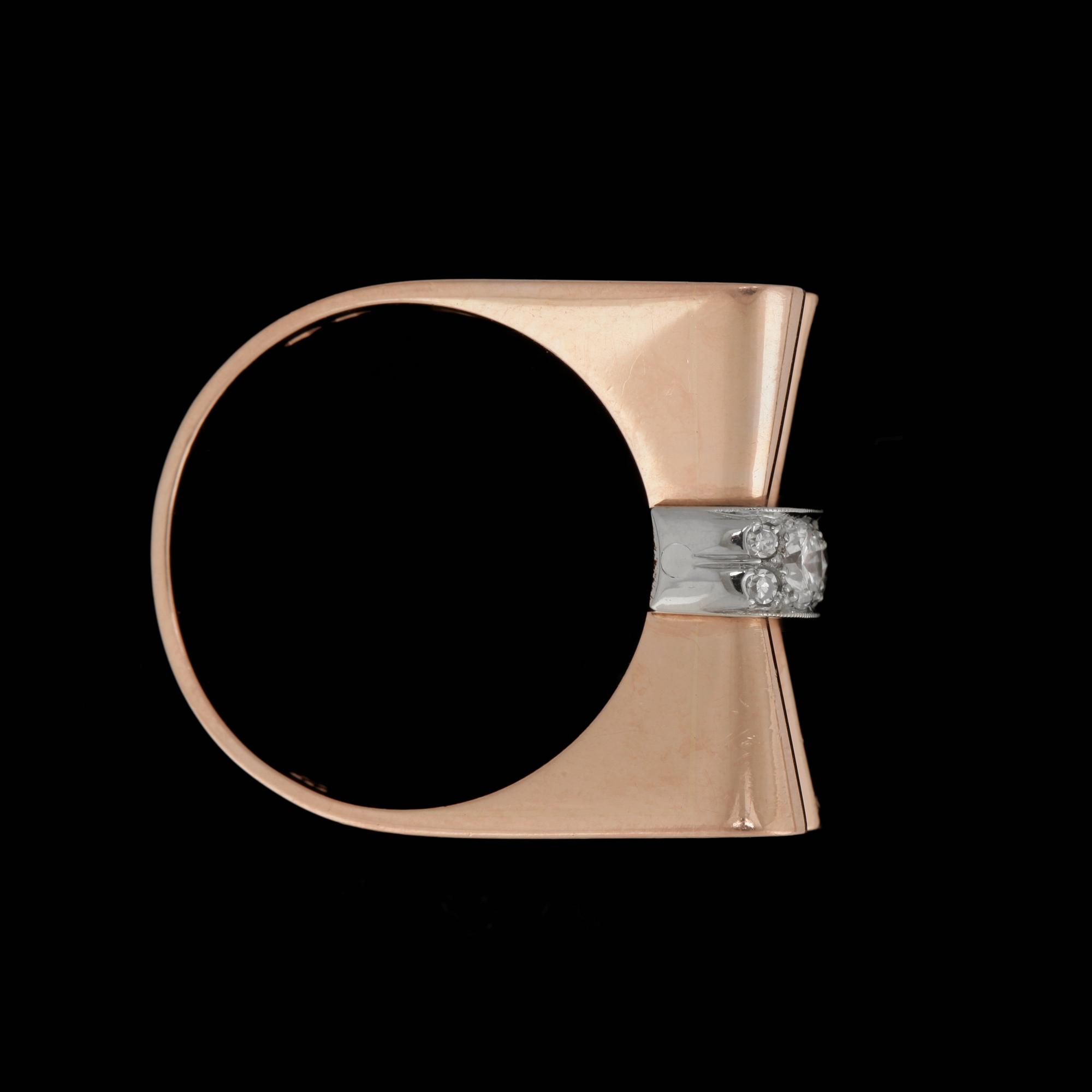 RING, briljantslipade diamanter totalt ca 0.60 ct.