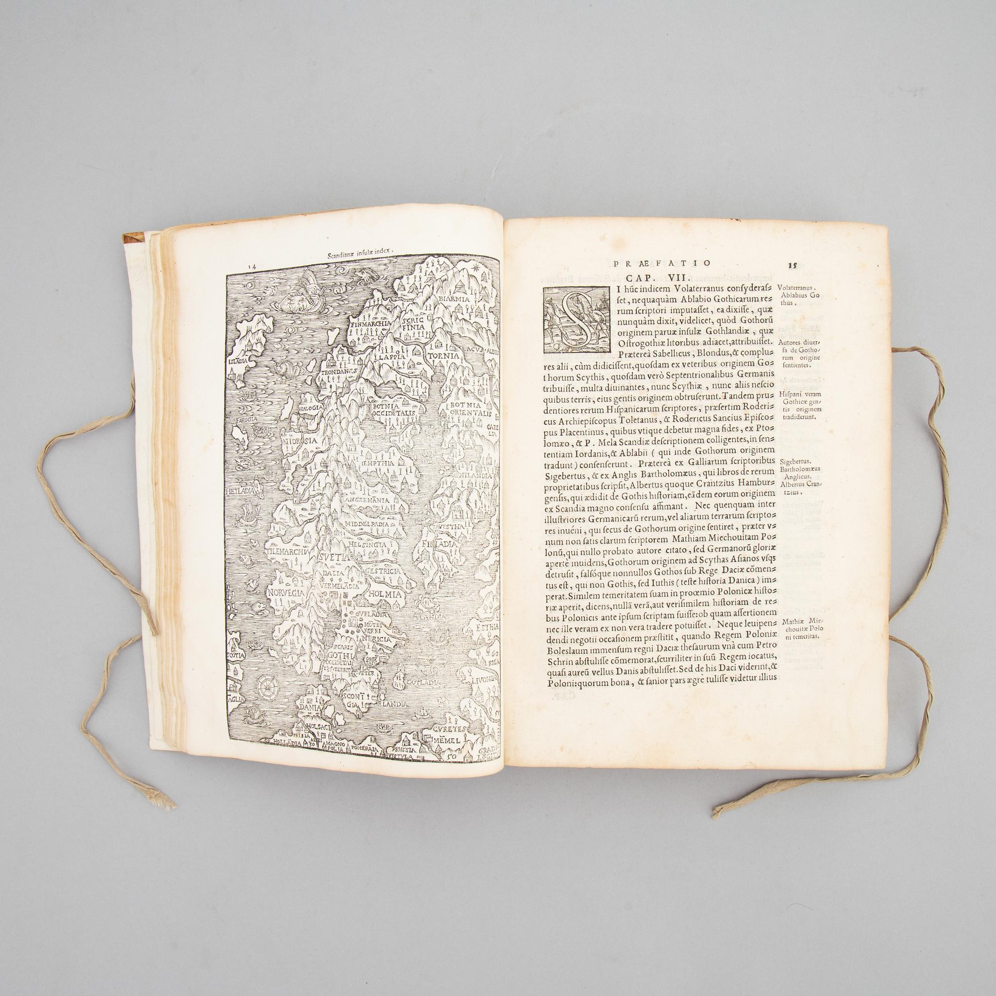 First edition of Johannes Magnus’ Historia, 1554.