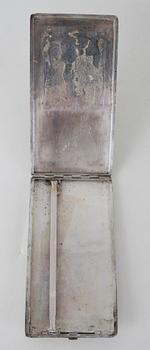 CIGARETTETUI, silver, Thailand.