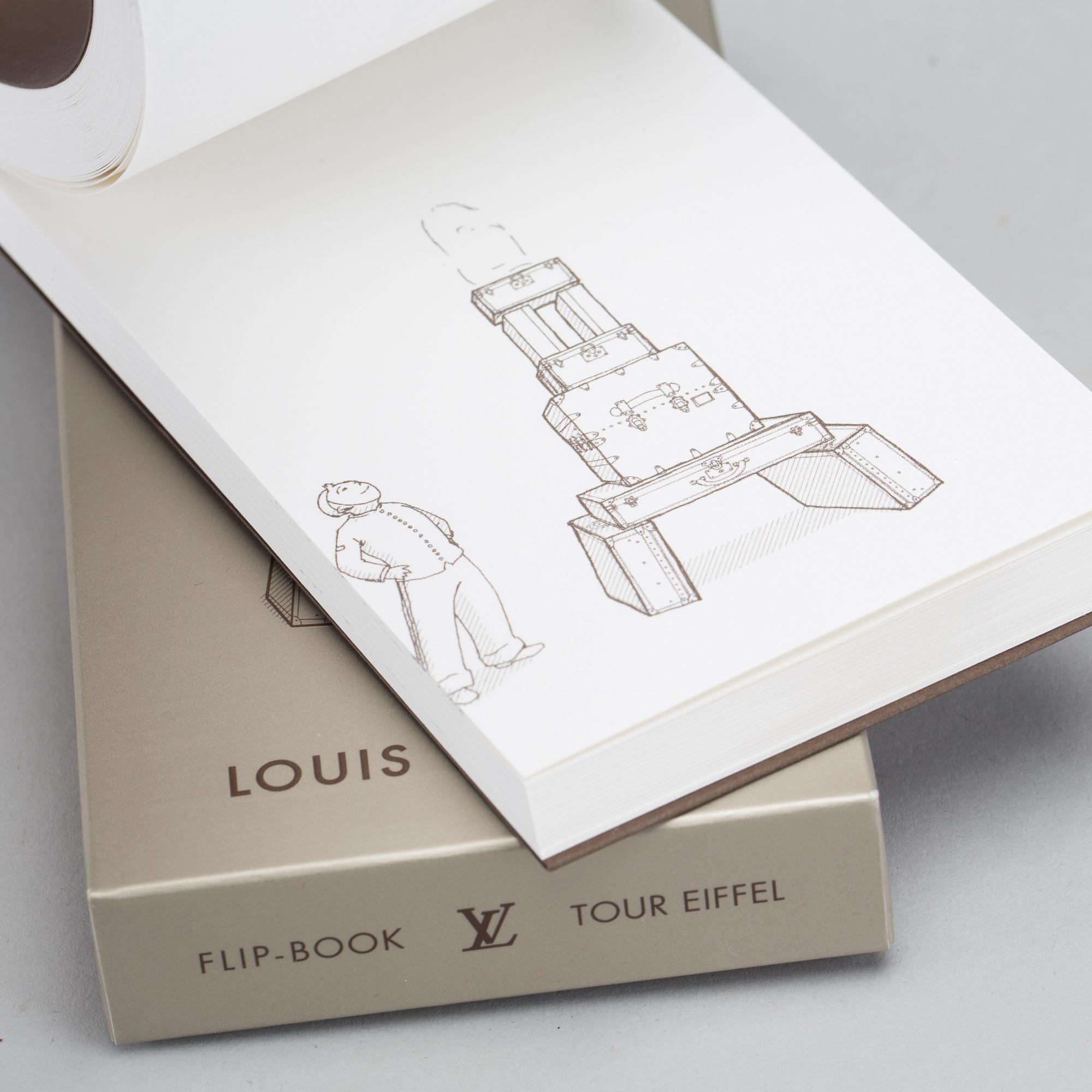 【非売品】LOUIS VUITTON FLIP-BOOK TOUR EIFFEL LOUIS VUITTON, 
