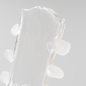 Kjell Engman, skulptur, glas, "Gitarr", Kosta Boda Unique.