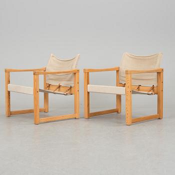 KARIN MOBRING, fåtöljer, ett par, "Diana", IKEA, 1970-tal.