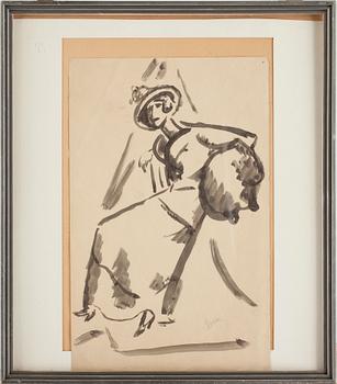 Isaac Grünewald · ISAAC GRÜNEWALD, gouache, signerad.