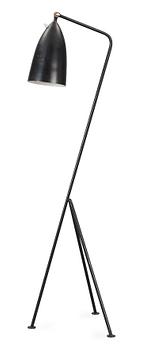 1. A Greta Magnusson Grossman black lacquered 'Grasshopper' floor lamp, Bergboms, Sweden 1950's, model G-33.