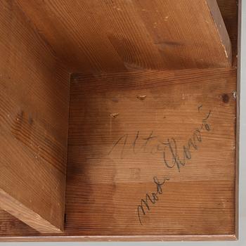 Axel Einar Hjorth, a stained pine table, probably "Lovö", Nordiska Kompaniet, Sweden 1930's.