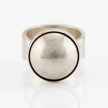 Niels Erik From, ring, sterling silver, Denmark.