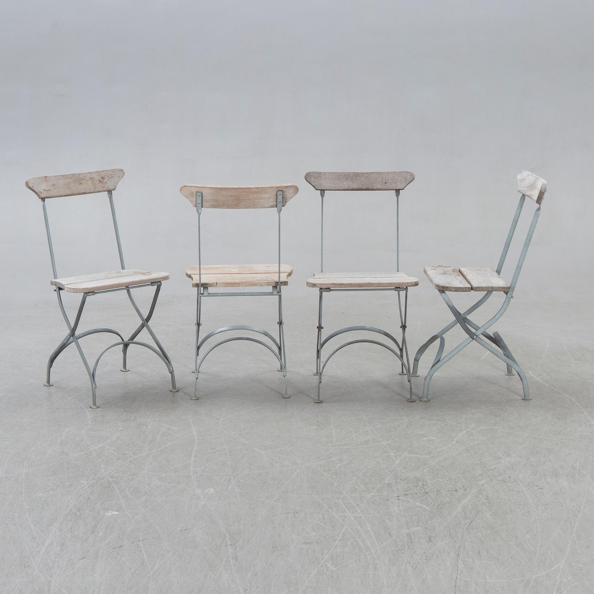 Byarum, "Bryggeristol, 4 st, Honduras Mahogny.