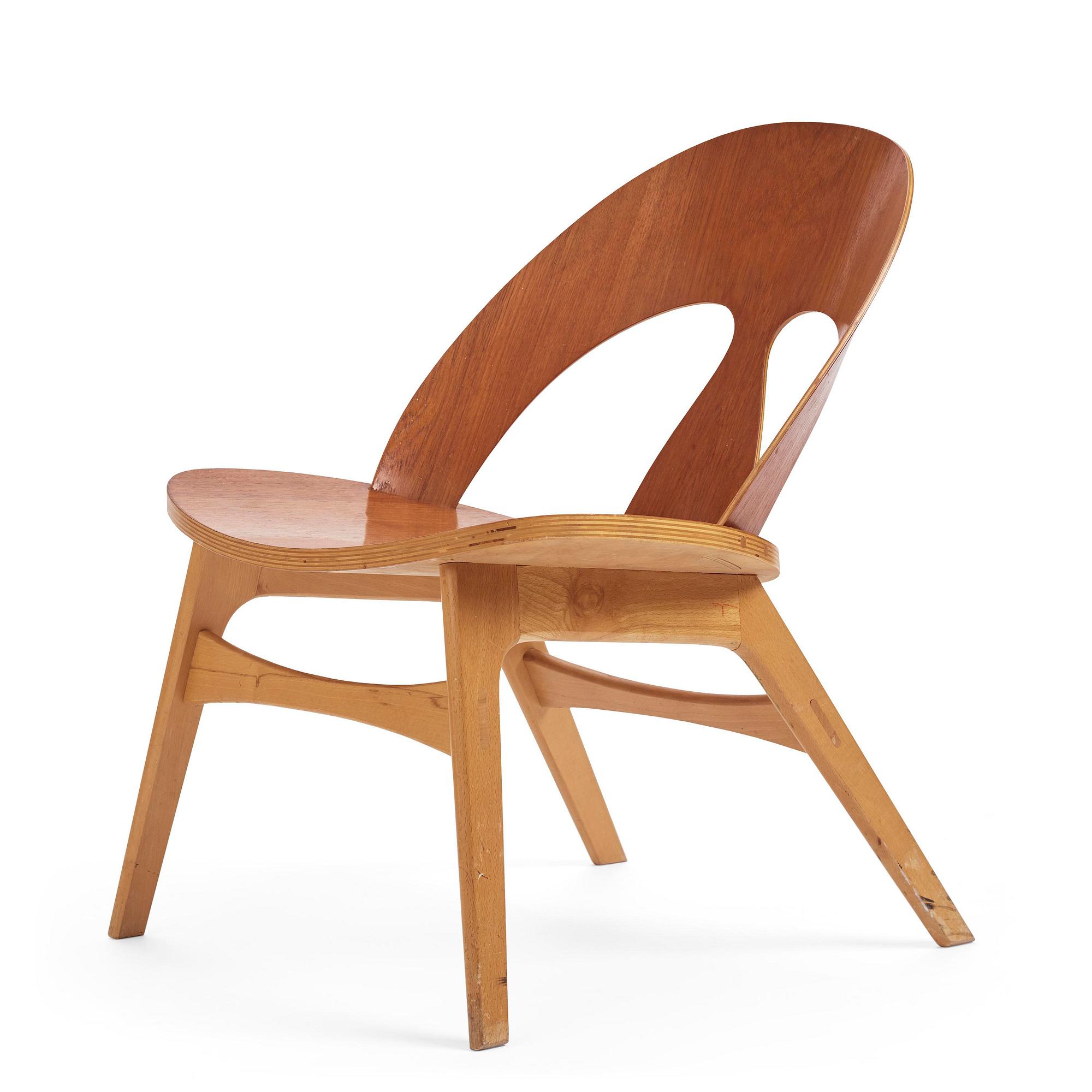 Børge Mogensen, a chair, cabinetmaker Erhard Rasmussen, Denmark, ca 1949.