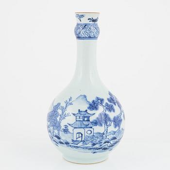A porcelain vase, China, 18th century.