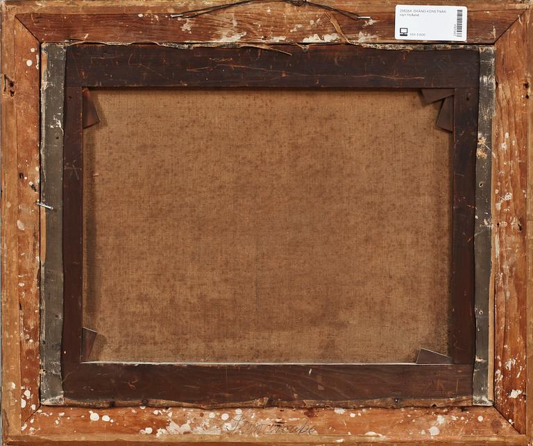OKÄND KONSTNÄR, sign Holland, olja på duk, 1800-tal.