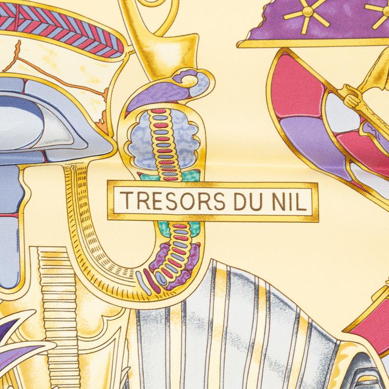 Hermès, a silk scarf 'Tresors Du Nil'.