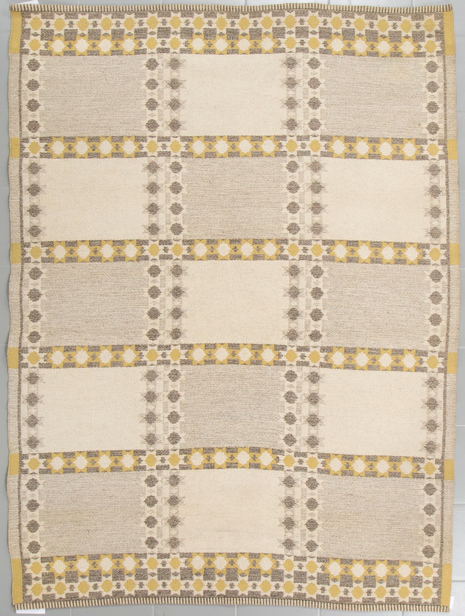 A flatweave, possibel Ingrid Dessau for Kasthall, second half of the 20th century, 233 x 160 cm.
