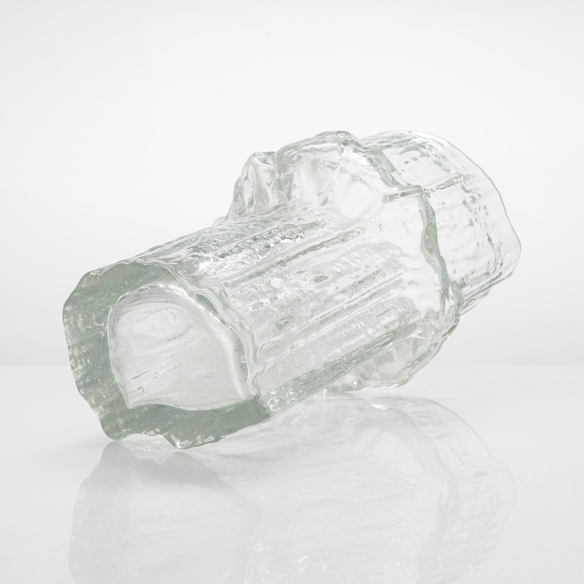 Tapio Wirkkala,  vas, glas, "Alpina", signerad Tapio Wirkkala 3546. Iittala, 1967-74.