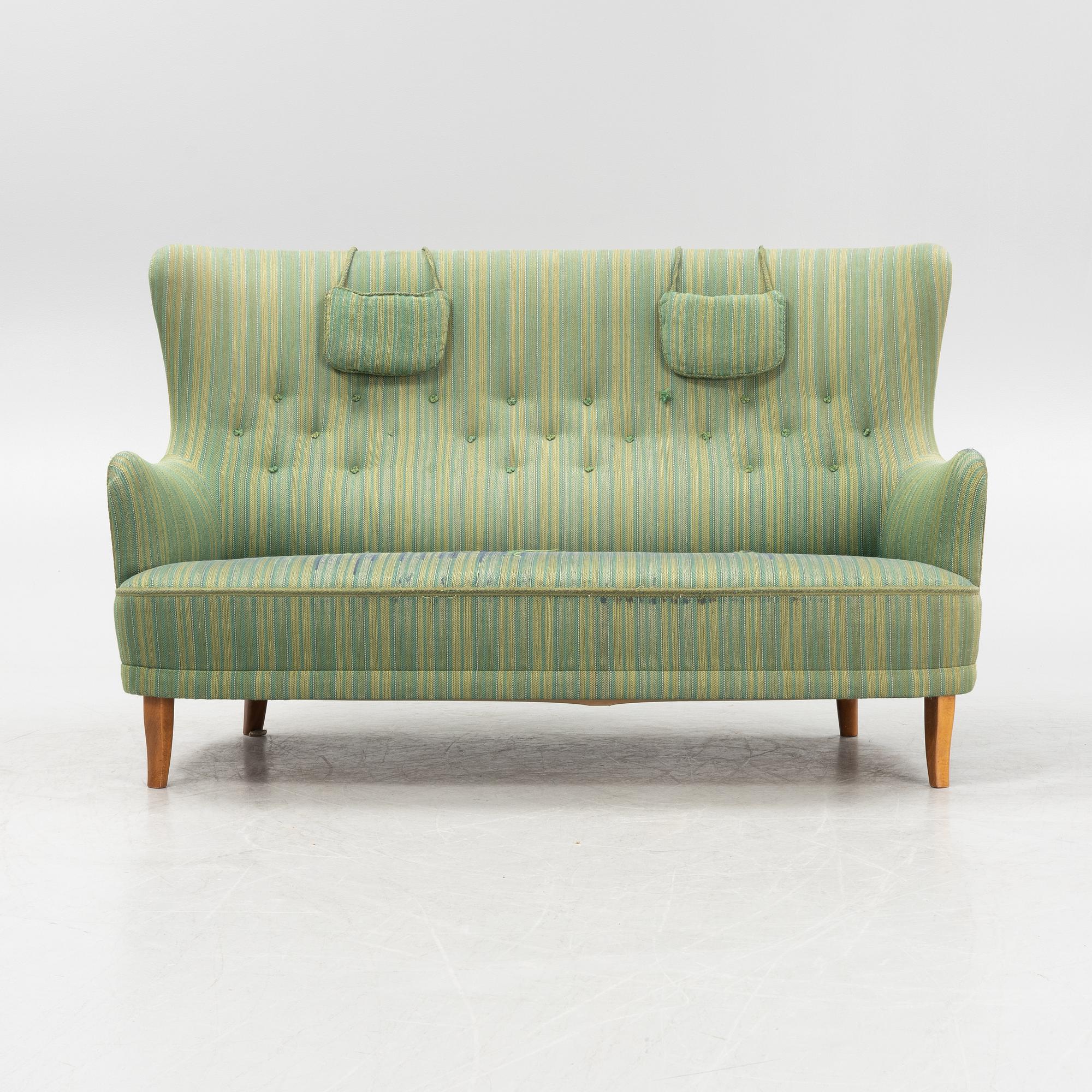 Carl Malmsten, a 'Gävle' sofa, second half of the 20th century.
