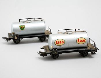 PARTI MODELLTÅG, 29 delar, huvudsakligen Märklin, Tyskland, 1900-talets andra hälft.