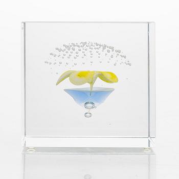 Oiva Toikka, vuosikuutio 2000, signeerattu Oiva Toikka Nuutajärvi 2000, 925/2000.