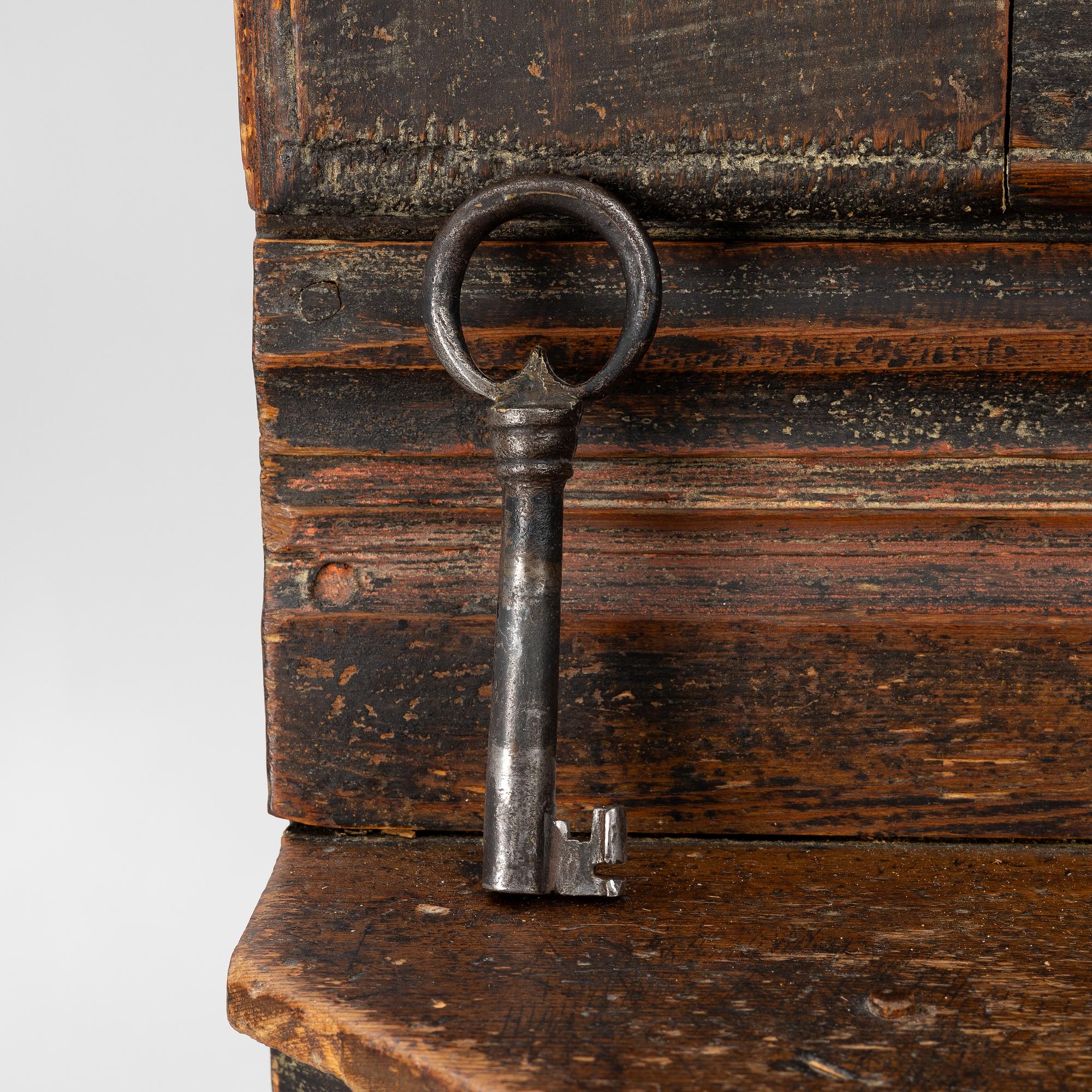 A pine cabinet, second half of the 18th Century.