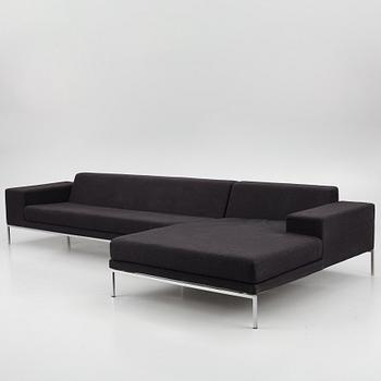 Eero Koivisto, a 'Hockney' sofa with divan, David Design, around 2000.