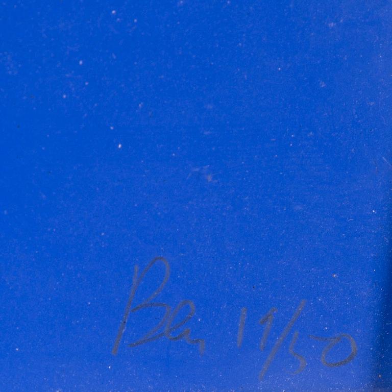 BEN VAUTIER, a serigraph, signed and numbered 11/50.