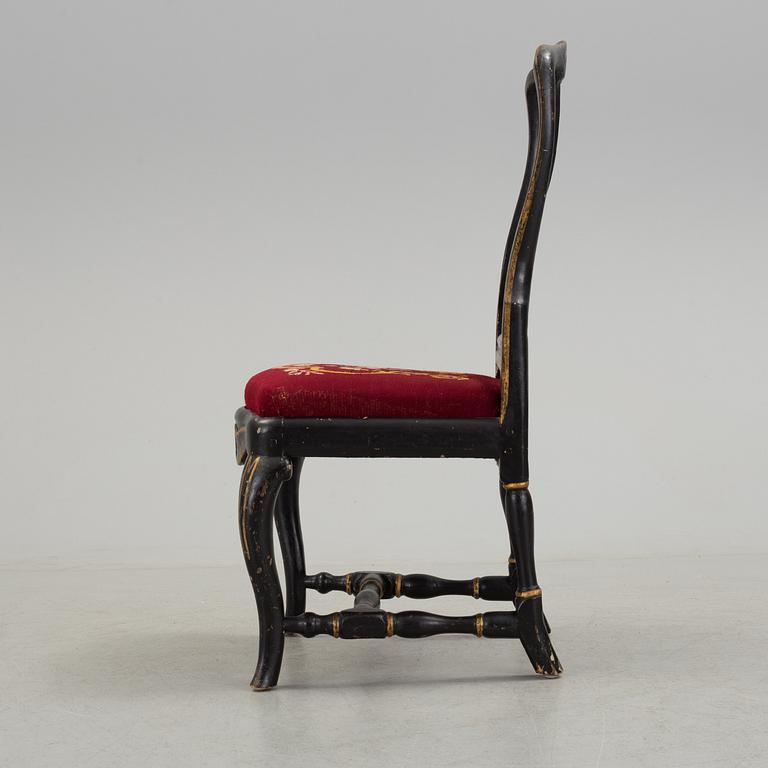 An 18th century chair.