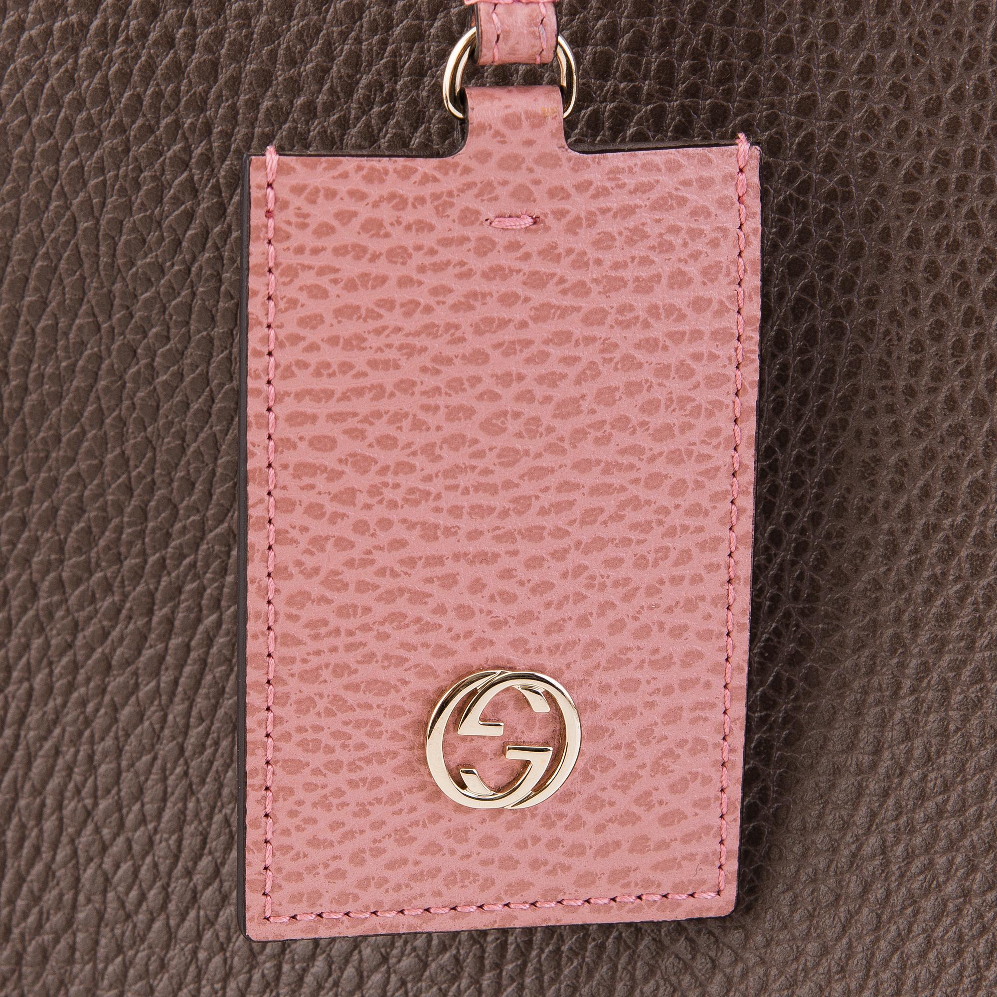 GUCCI Swing Medium Leather Tote Bag.